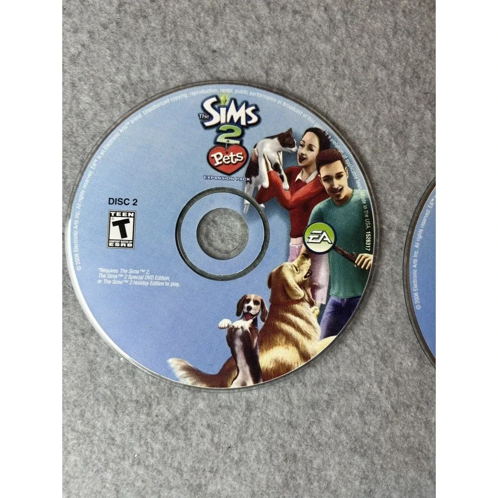 The Sims 2 Double Deluxe and Pets Expansion Pack PC Game Bundle EA Maxis 2008